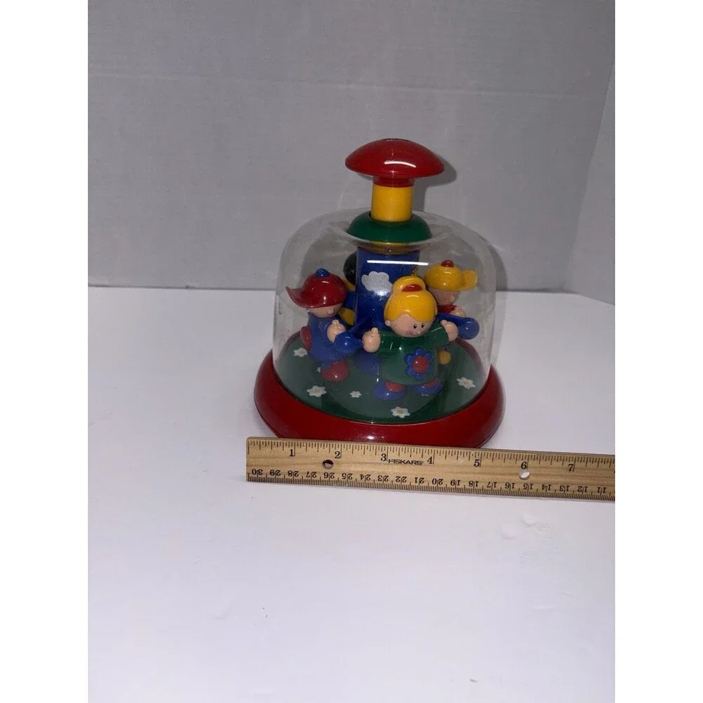 TOLO First Friends Carousel Press Spinning Toy Toddler Baby Einstein 90s